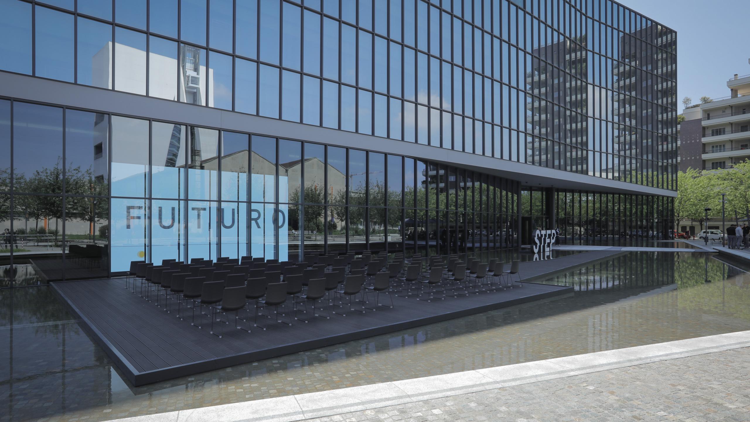 STEP FuturAbility District - Pedana sull'acqua e theatre esterno